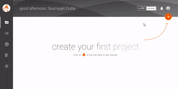Create a new project Create a new project Gif