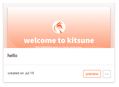 Kistune Preview Kistune Preview