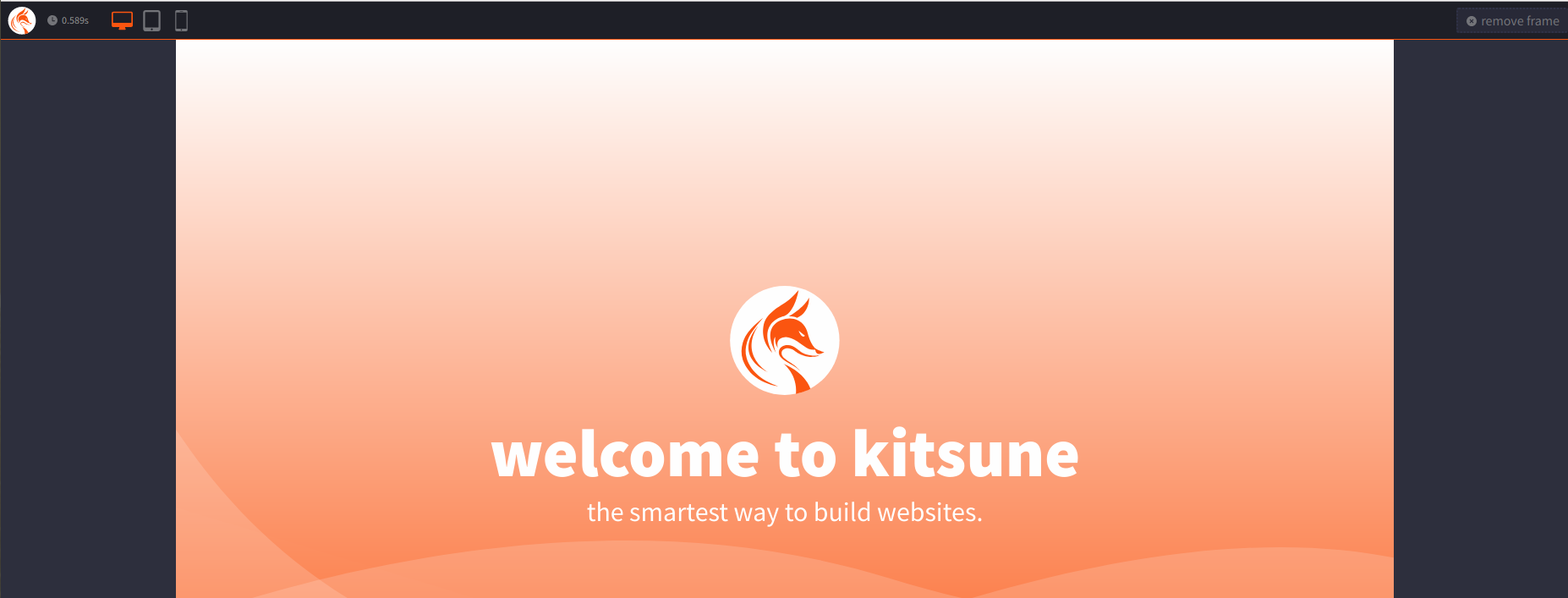 Kitsune Screen size Kitsune Screen size