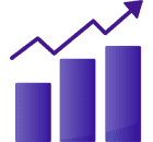 Web Application Acceleration Web Application Acceleration Graph Icon